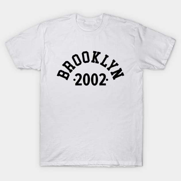 Brooklyn Chronicles: Celebrating Your Birth Year 2002 T-Shirt by Boogosh